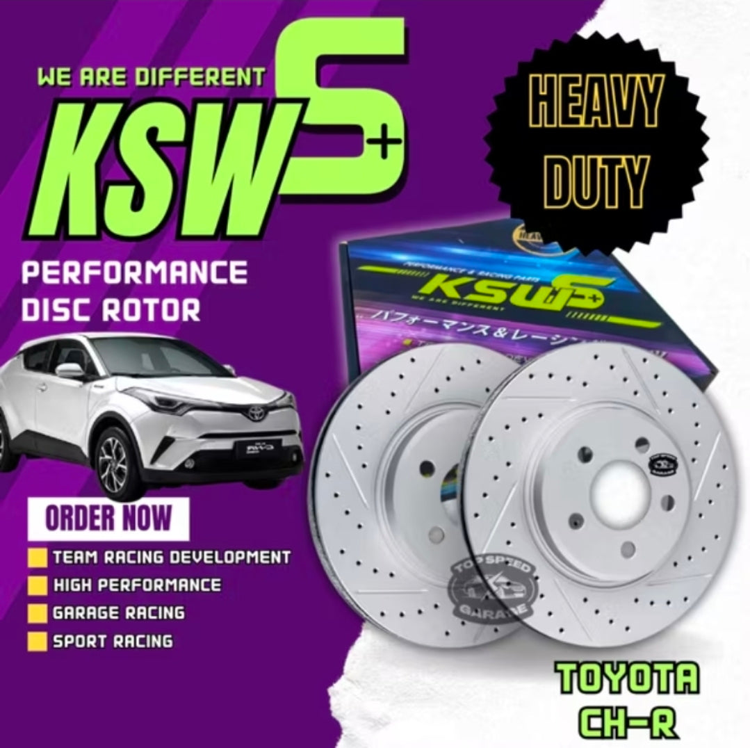 Toyota CHR | Performance Disc Rotor | 1 Set (2pcs Front)